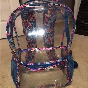Clear Vera Bradley Backpack